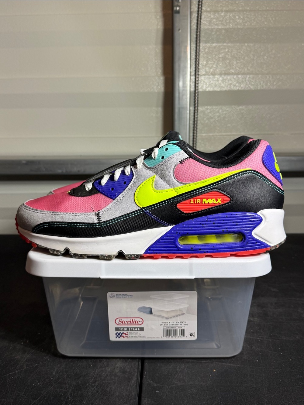Size 12.5 - Nike Air Max 90 Exeter Edition - Neon